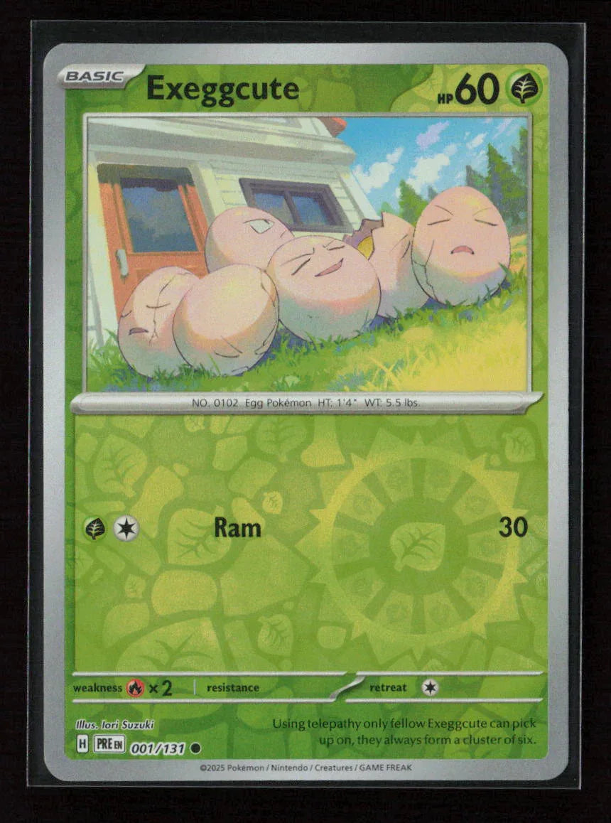 Exeggcute Common SV: Prismatic Evolutions 001/131 NM - Kang's Collectibles