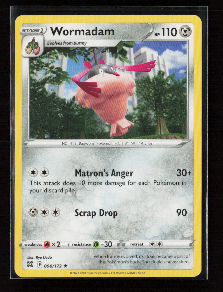 Wormadam (098) Rare Prize Pack Series Cards 098/172 LP