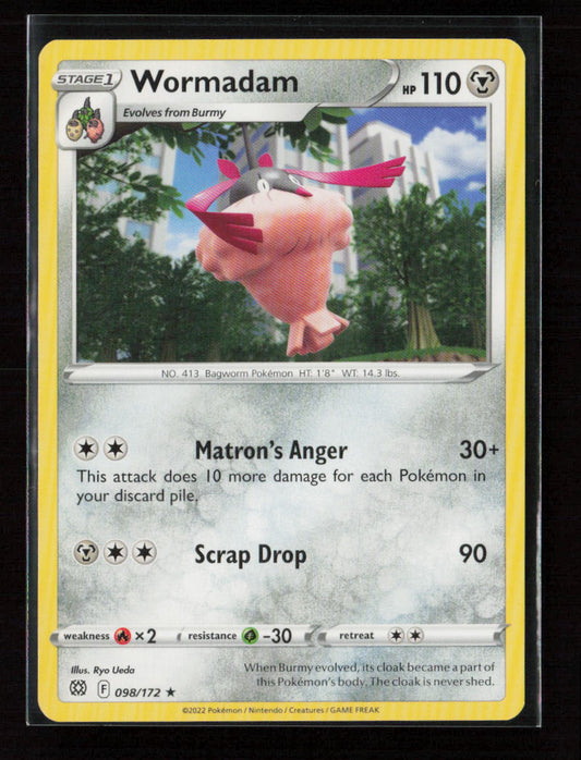 Wormadam (098) Rare Prize Pack Series Cards 098/172 LP
