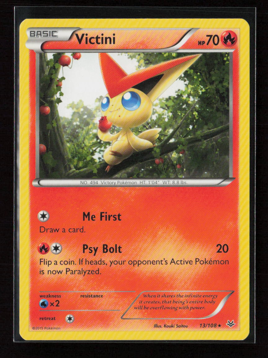 Victini Rare XY - Roaring Skies 13/108 LP