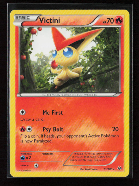 Victini Rare XY - Roaring Skies 13/108 LP