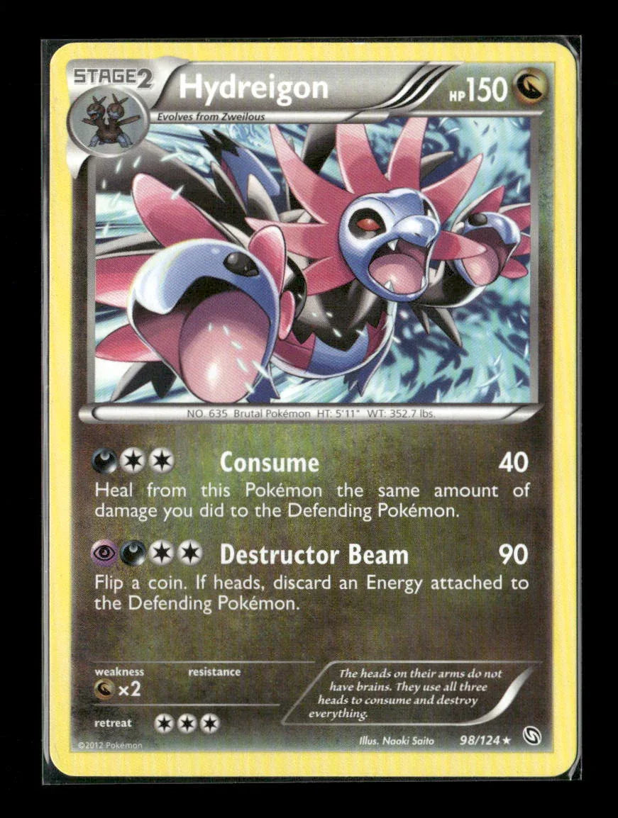 Hydreigon (98) Rare Dragons Exalted 98/124 LP - Kang's Collectibles
