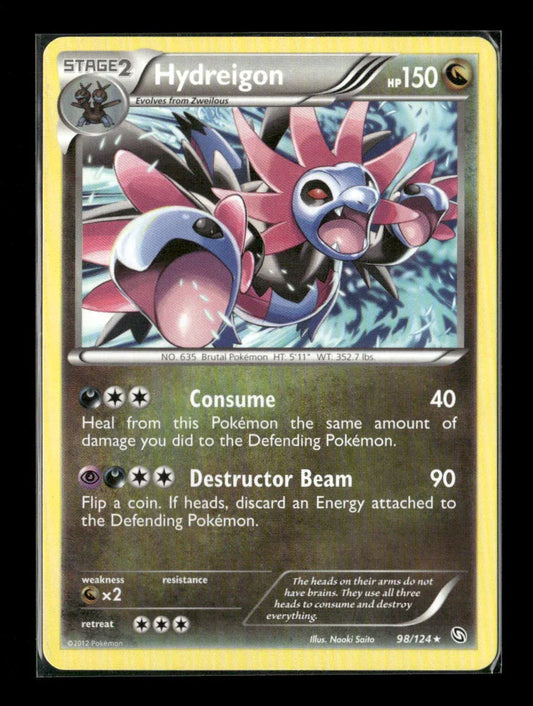 Hydreigon (98) Rare Dragons Exalted 98/124 LP - Kang's Collectibles