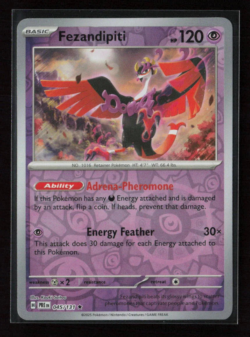 Fezandipiti Rare SV: Prismatic Evolutions 045/131 NM - Kang's Collectibles