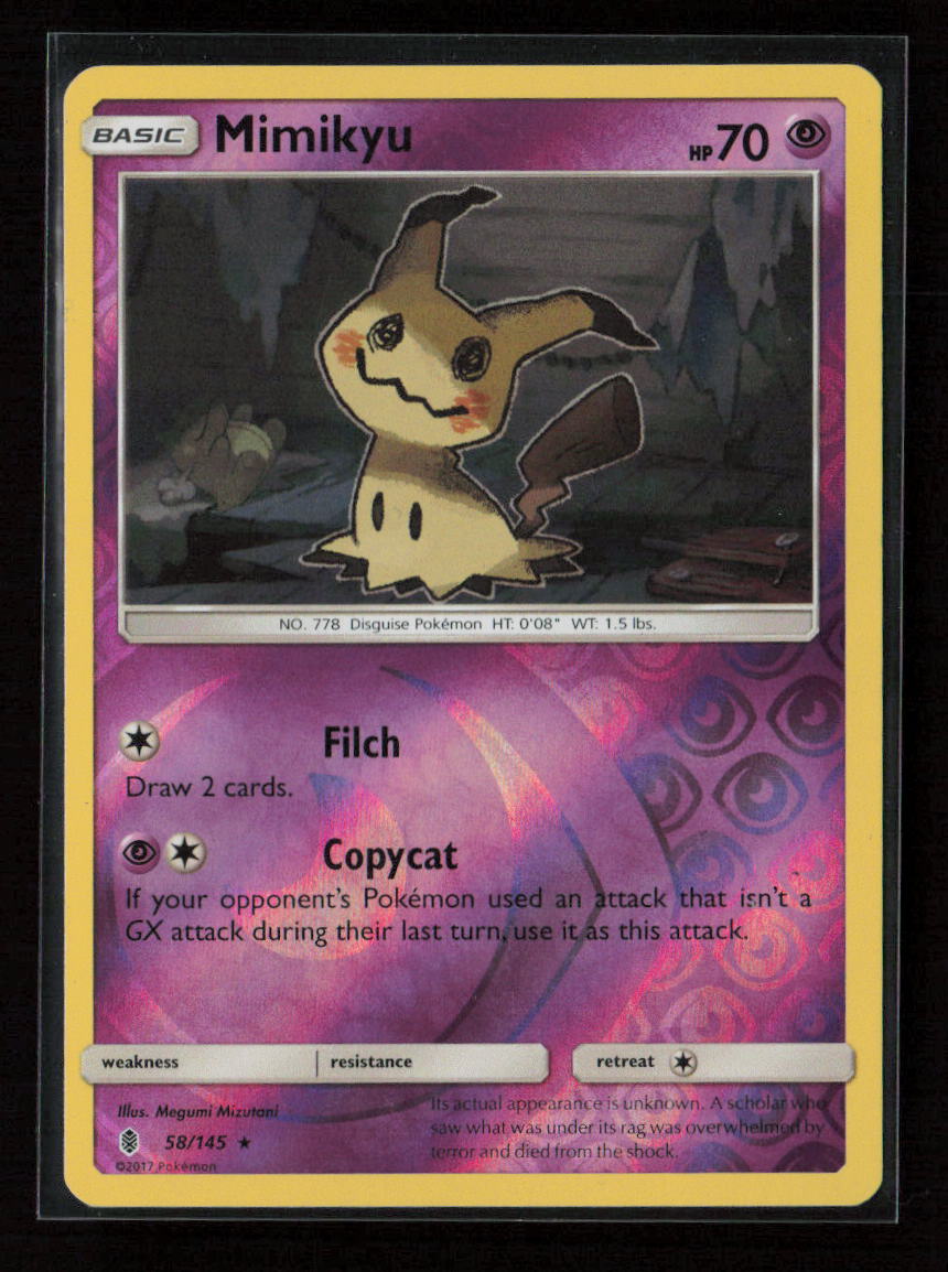 Mimikyu Holo Rare SM - Guardians Rising 58/145 LP
