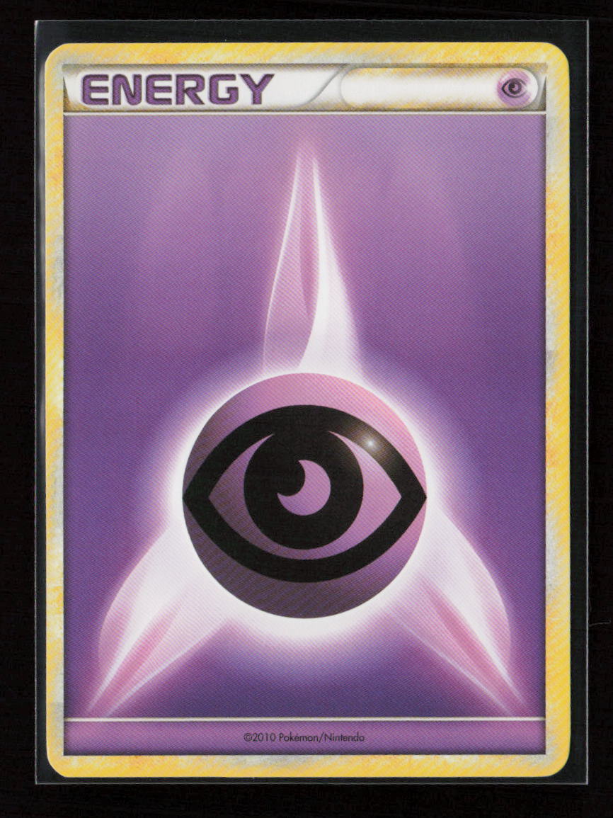 Psychic Energy (2010 Unnumbered HGSS Style Non-Holo) Promo League & Championship Cards NM
