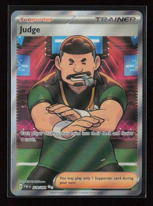 Judge Ultra Rare SV: Paldean Fates 228/091 NM - Kang's Collectibles