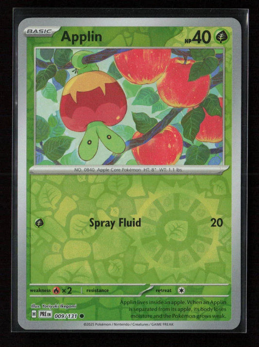 Applin Common SV: Prismatic Evolutions 009/131 NM - Kang's Collectibles