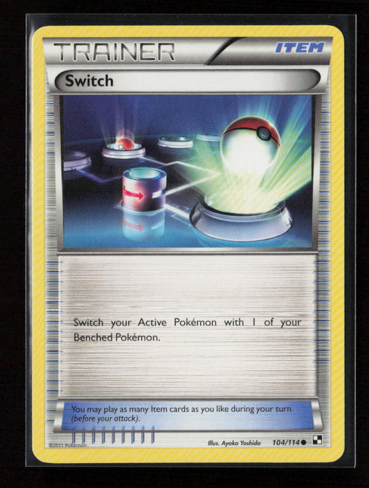 Switch Common Black and White 104/114 NM