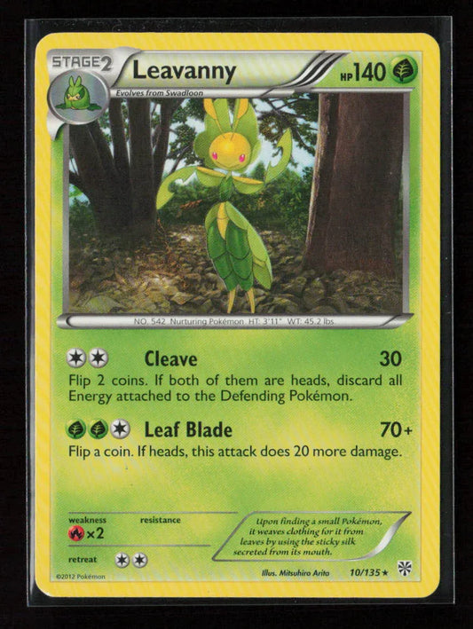 Leavanny Rare Plasma Storm 10/135 LP - Kang's Collectibles