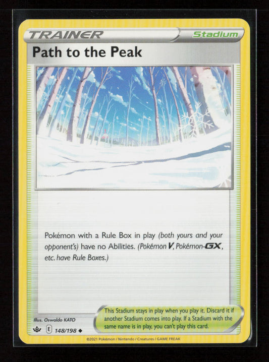 Path to the Peak Uncommon SWSH06: Chilling Reign 148/198 LP
