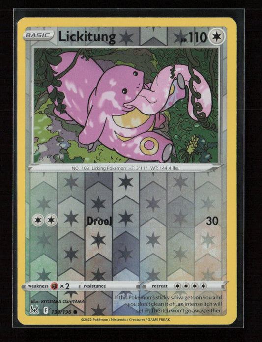 Lickitung Common SWSH11: Lost Origin 138/196 NM