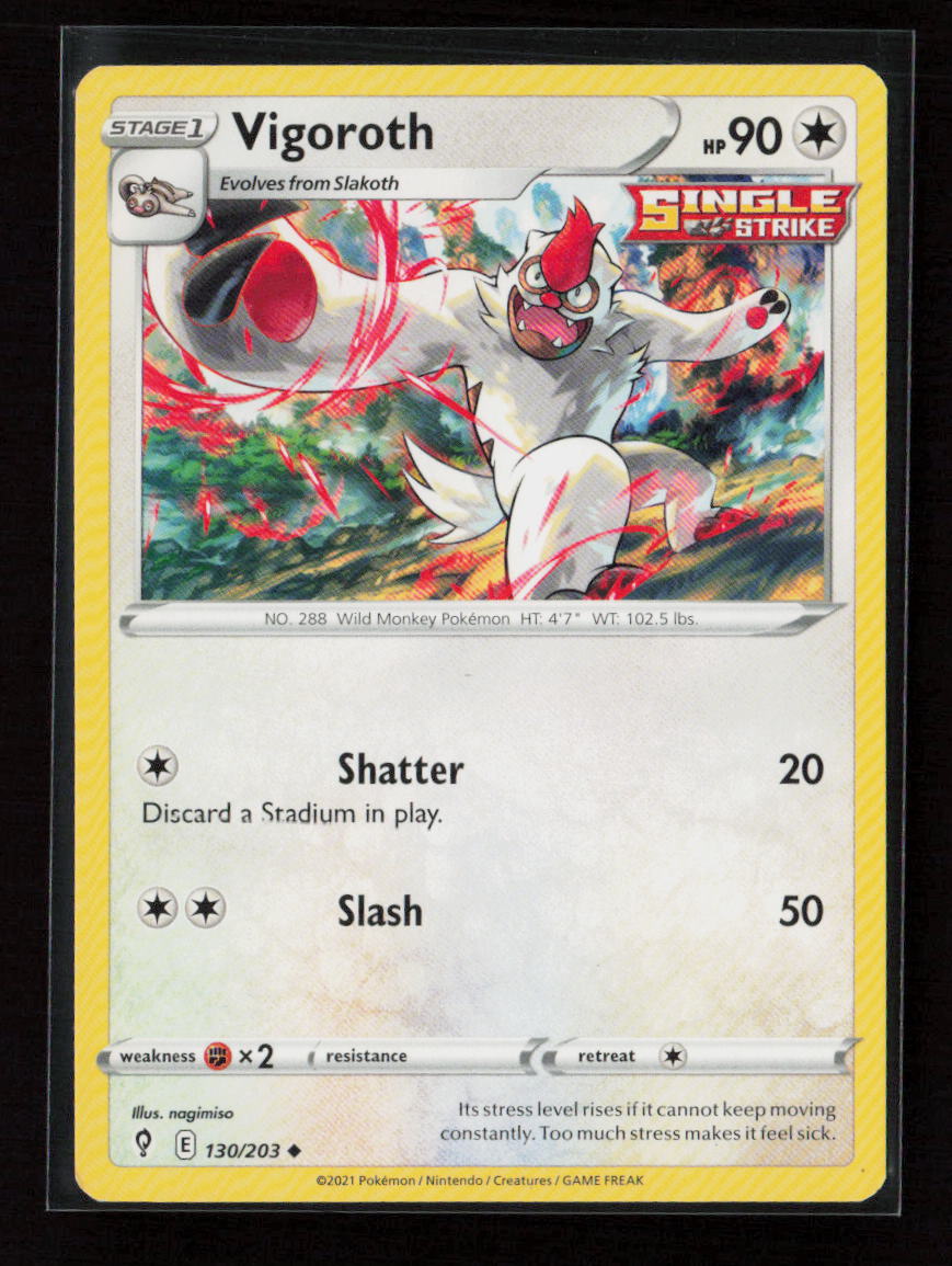 Vigoroth Uncommon SWSH07: Evolving Skies 130/203 LP