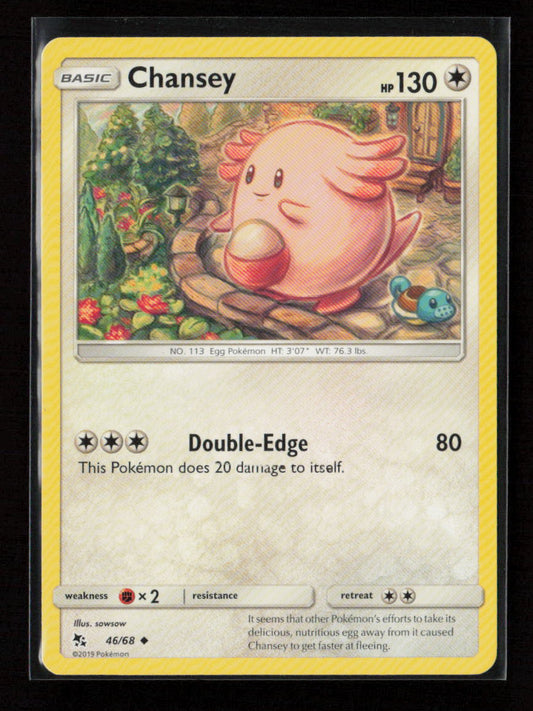 Chansey Uncommon Hidden Fates 46/68 LP