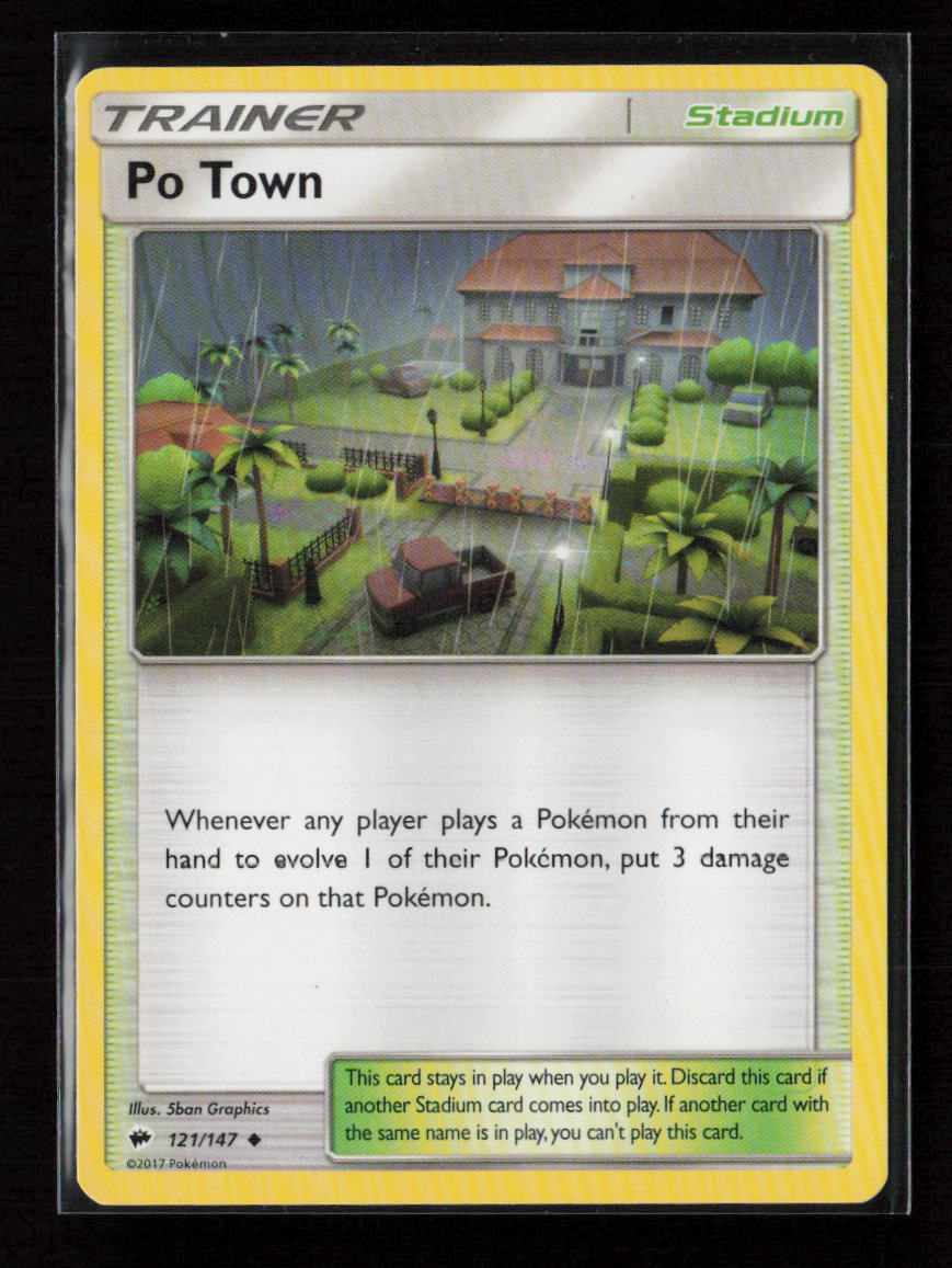 Po Town Uncommon SM - Burning Shadows 121/147 LP