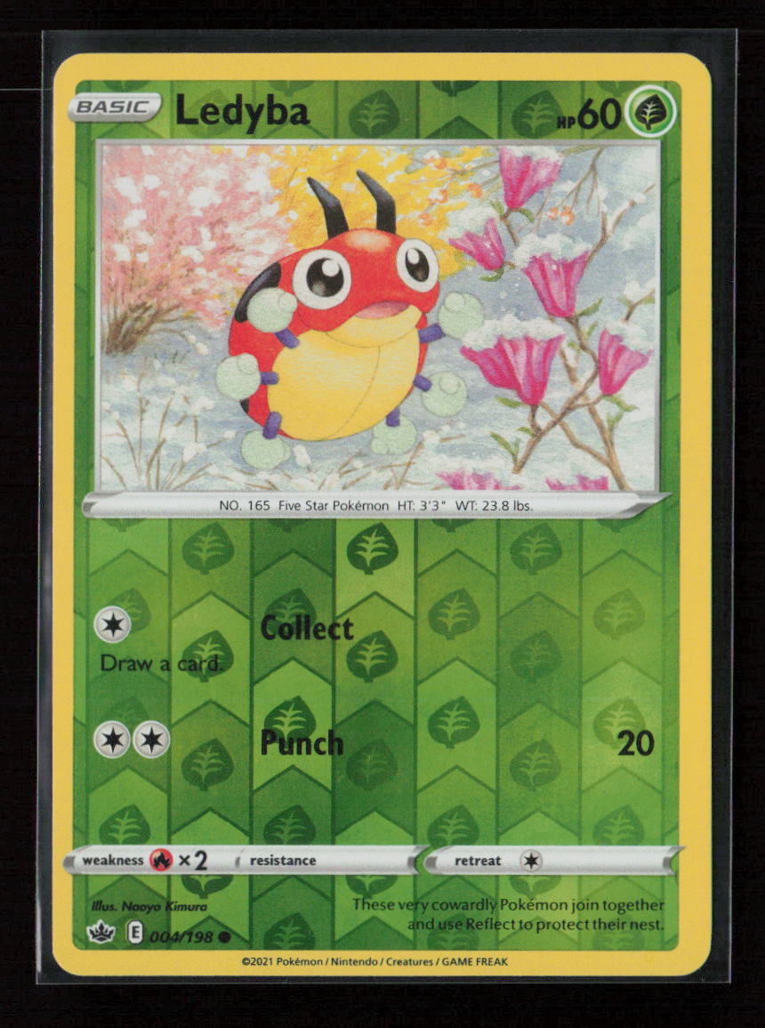 Ledyba Common SWSH06: Chilling Reign 004/198 LP