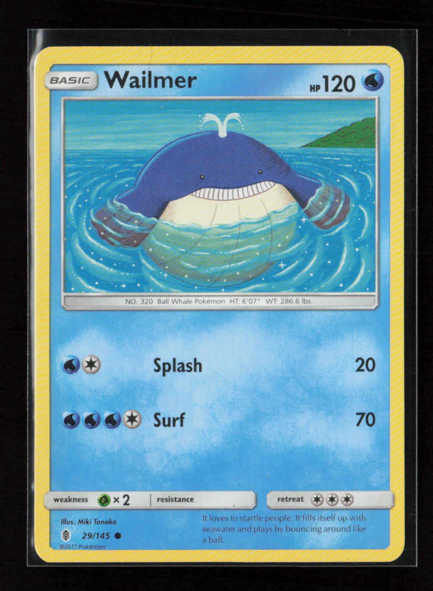 Wailmer Common SM - Guardians Rising 29/145 LP