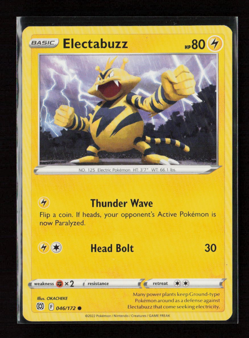 Electabuzz Common SWSH09: Brilliant Stars 046/172 LP