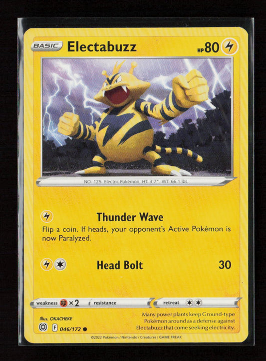 Electabuzz Common SWSH09: Brilliant Stars 046/172 LP