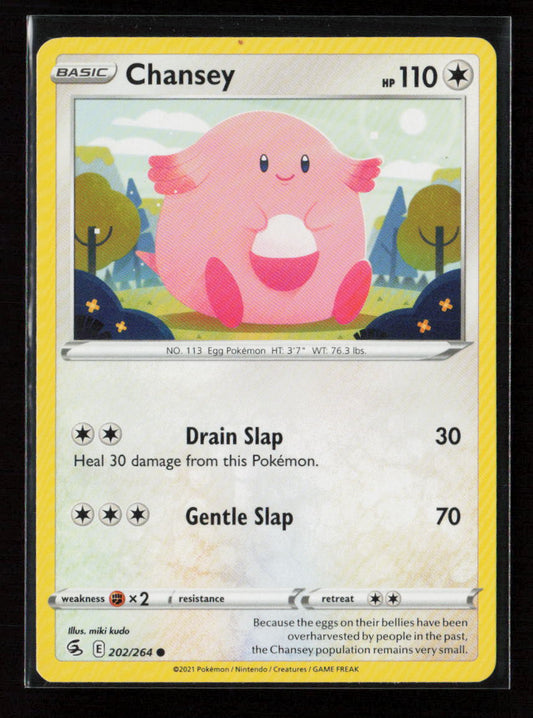 Chansey Common SWSH08: Fusion Strike 202/264 LP