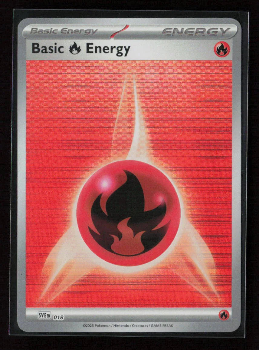 Basic Fire Energy - Common SVE: Scarlet & Violet Energies 018 NM - Kang's Collectibles
