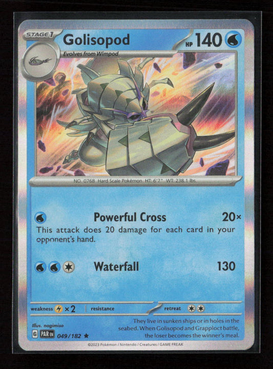 Golisopod Rare SV04: Paradox Rift 049/182 LP