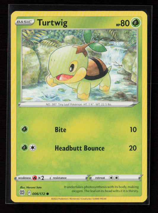 Turtwig Common SWSH09: Brilliant Stars 006/172 NM