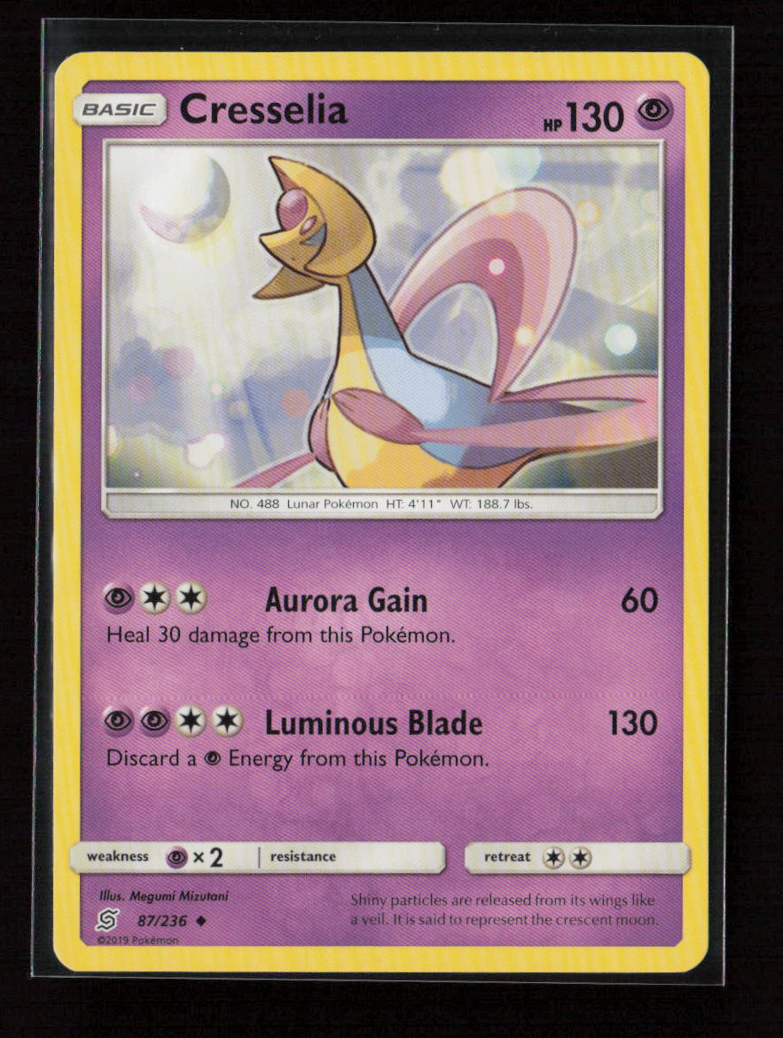 Cresselia Uncommon SM - Unified Minds 87/236 LP
