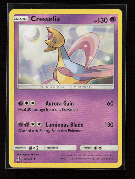 Cresselia Uncommon SM - Unified Minds 87/236 LP
