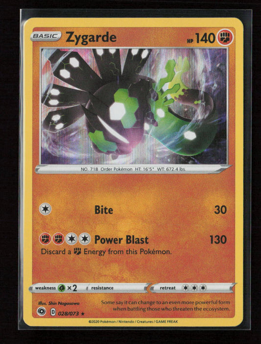 Zygarde Holo Rare Champion's Path 28/73 NM