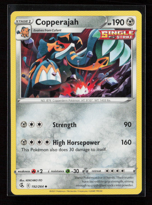 Copperajah Uncommon SWSH08: Fusion Strike 192/264 LP