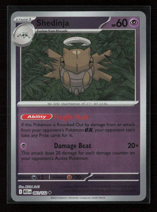 Shedinja - Uncommon ME01: Mega Evolution 061/132 NM - Kang's Collectibles