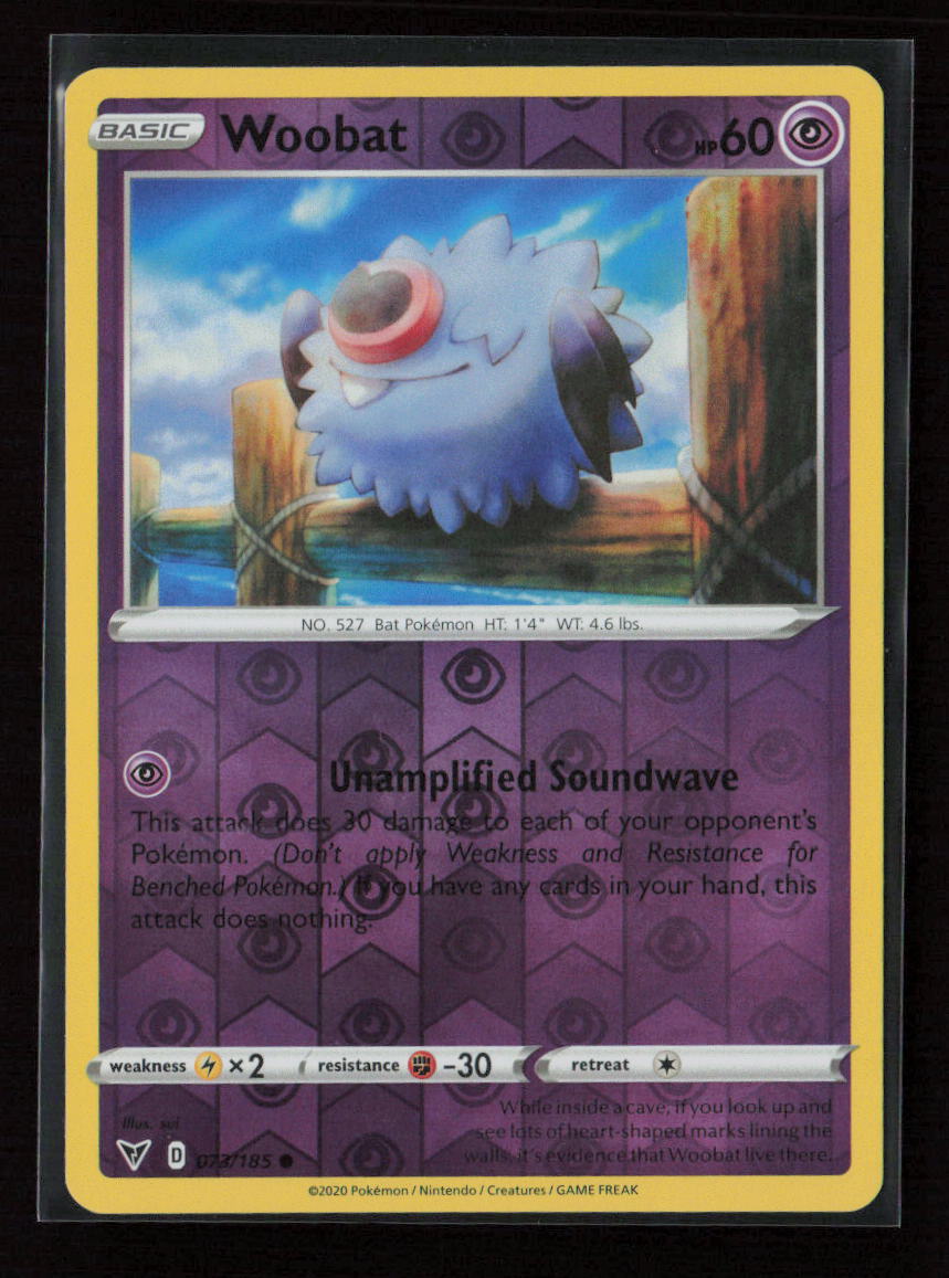 Woobat Common SWSH04: Vivid Voltage 073/185 NM