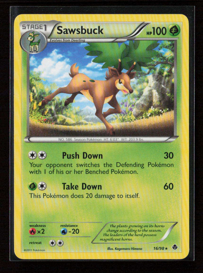 Sawsbuck Rare Emerging Powers 16/98 LP
