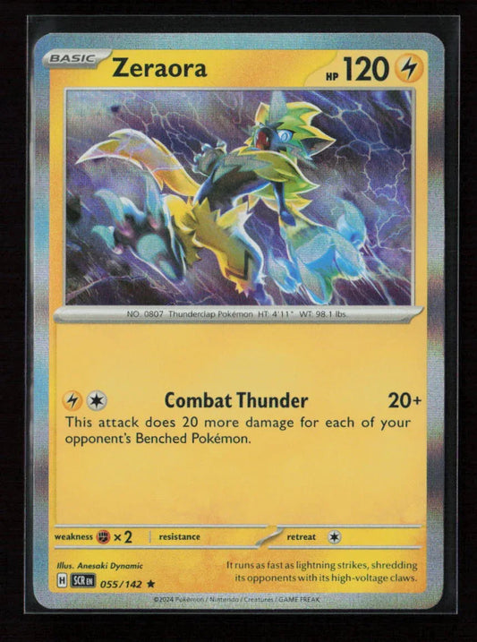 Zeraora - Rare SV07: Stellar Crown 055/142 NM - Kang's Collectibles