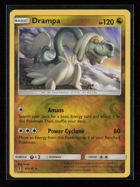 Drampa Holo Rare SM - Guardians Rising 97/145 LP - Kang's Collectibles