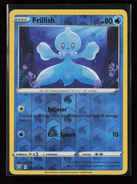 Frillish Common SWSH05: Battle Styles 041/163 NM