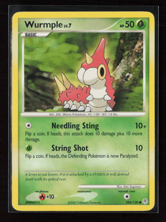 Wurmple Common Diamond and Pearl 104/130 LP