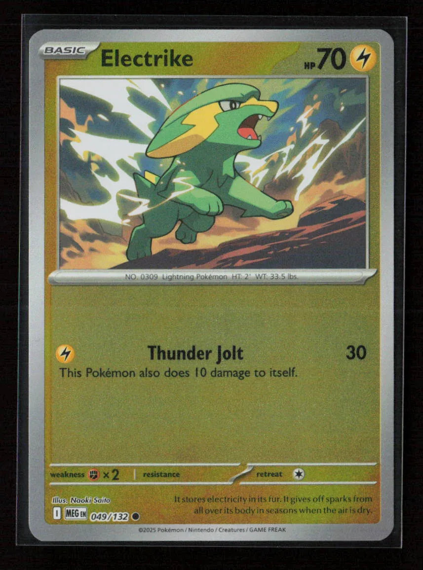 Electrike Common ME01: Mega Evolution 049/132 NM - Kang's Collectibles