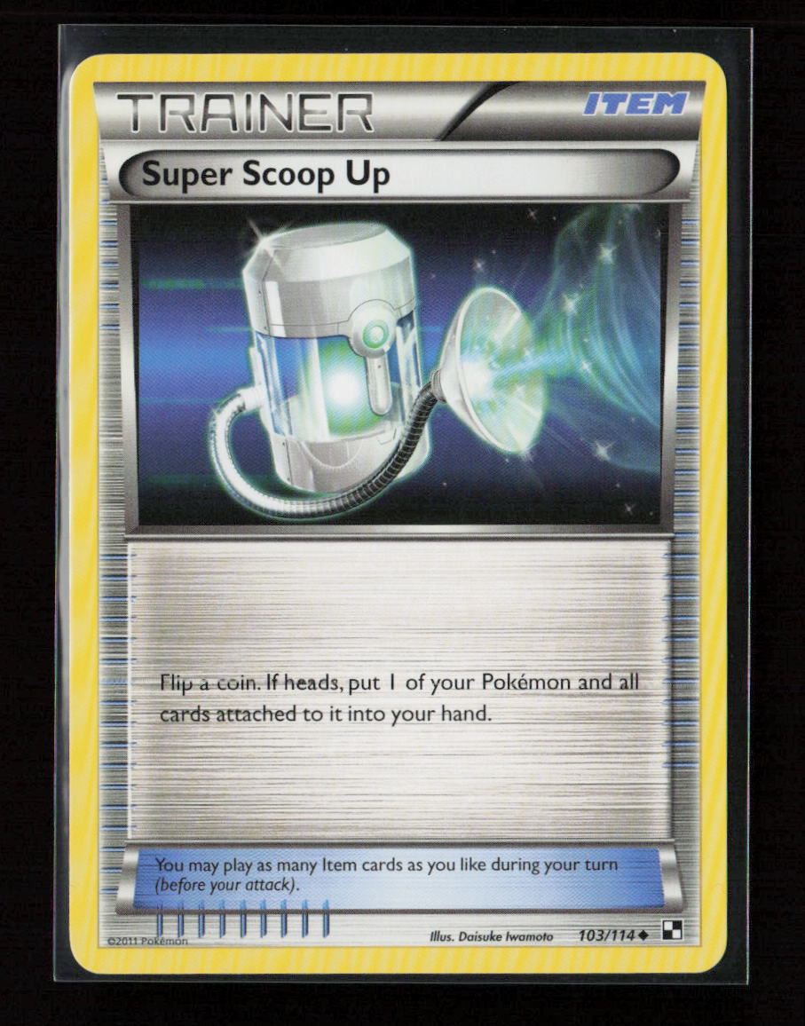 Super Scoop Up Uncommon Black and White 103/114 NM