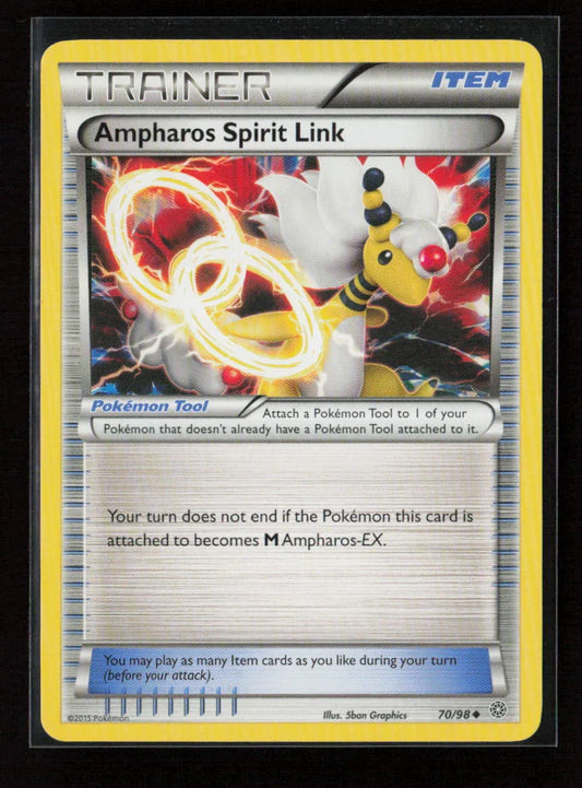 Ampharos Spirit Link Uncommon XY - Ancient Origins 70/98 LP - Kang's Collectibles