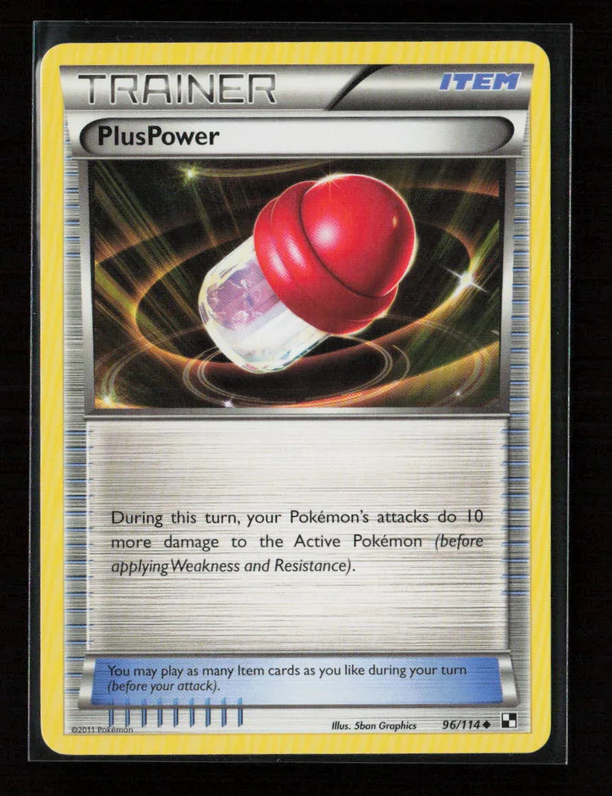 PlusPower Uncommon Black and White 96/114 LP - Kang's Collectibles