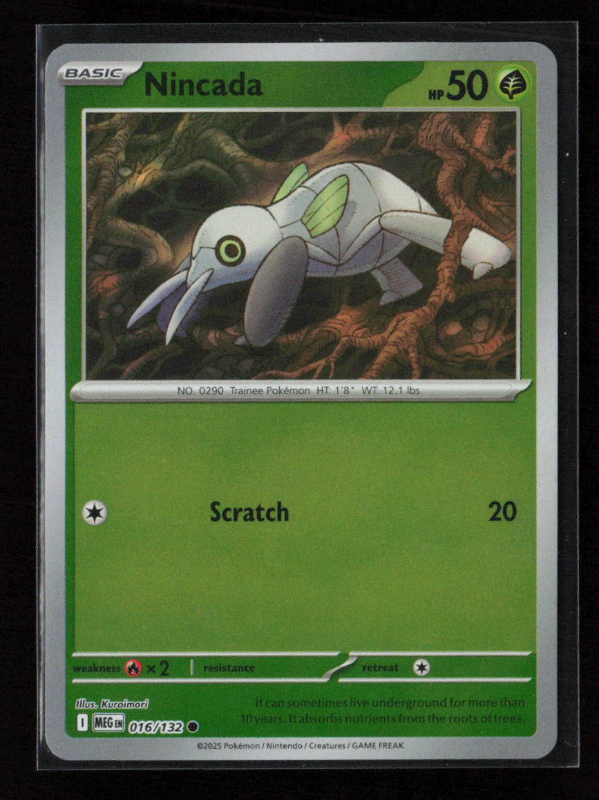 Nincada Common ME01: Mega Evolution 016/132 NM
