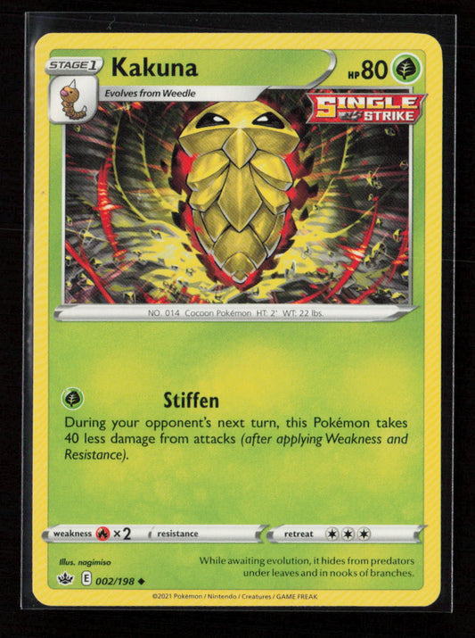 Kakuna Uncommon SWSH06: Chilling Reign 002/198 LP