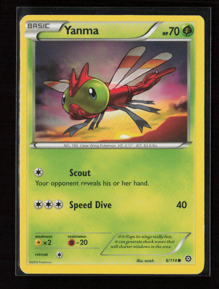 Yanma Common XY - Steam Siege 6/114 LP
