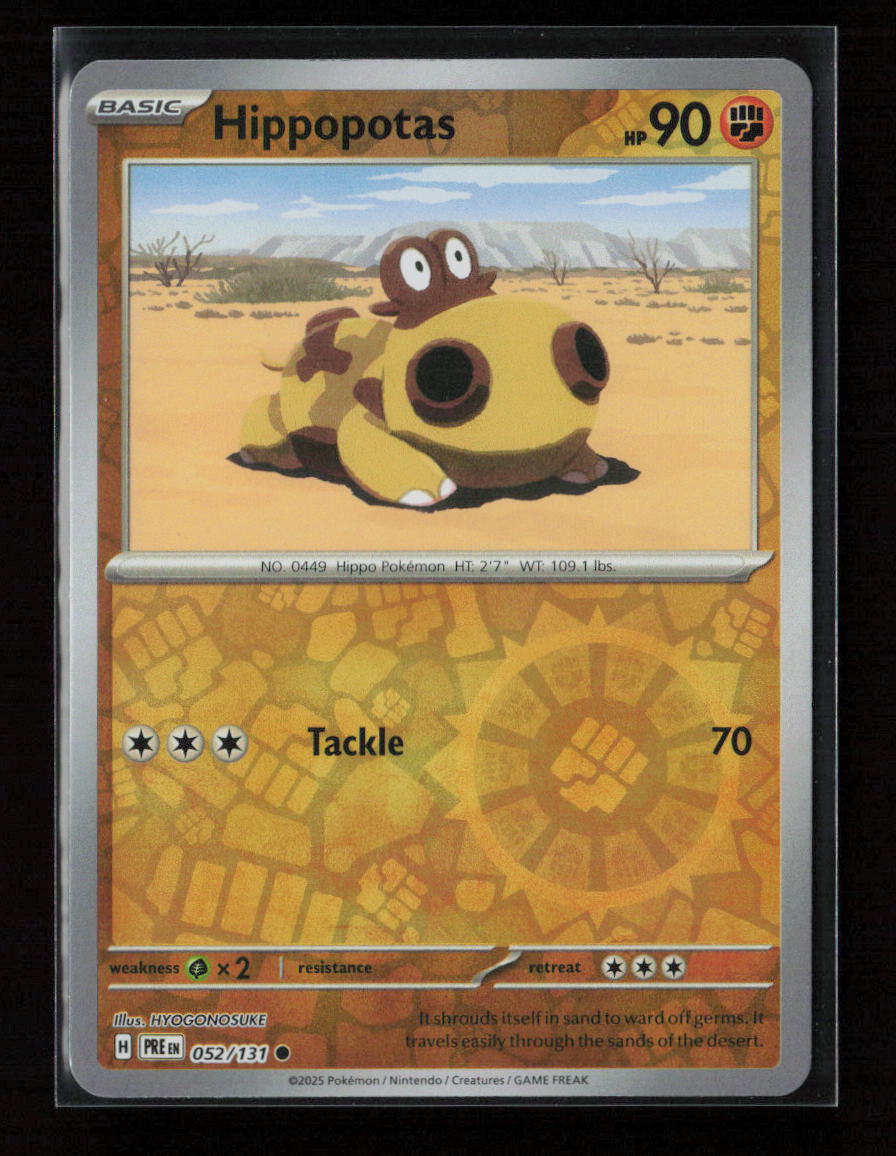 Hippopotas Common SV: Prismatic Evolutions 052/131 NM