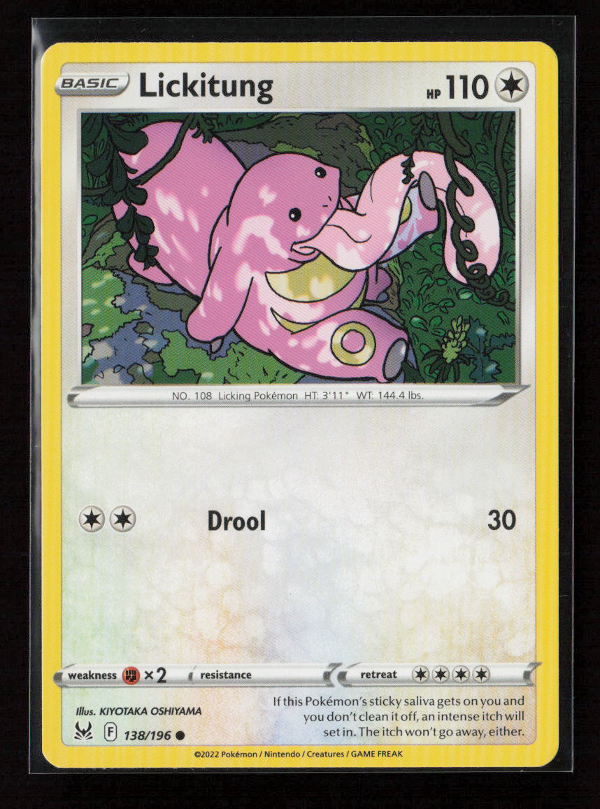 Lickitung Common SWSH11: Lost Origin 138/196 LP