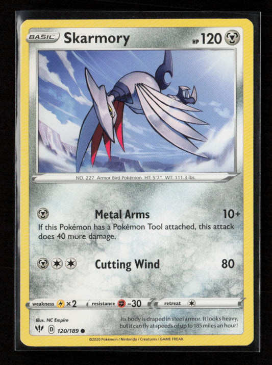 Skarmory Common SWSH03: Darkness Ablaze 120/189 LP