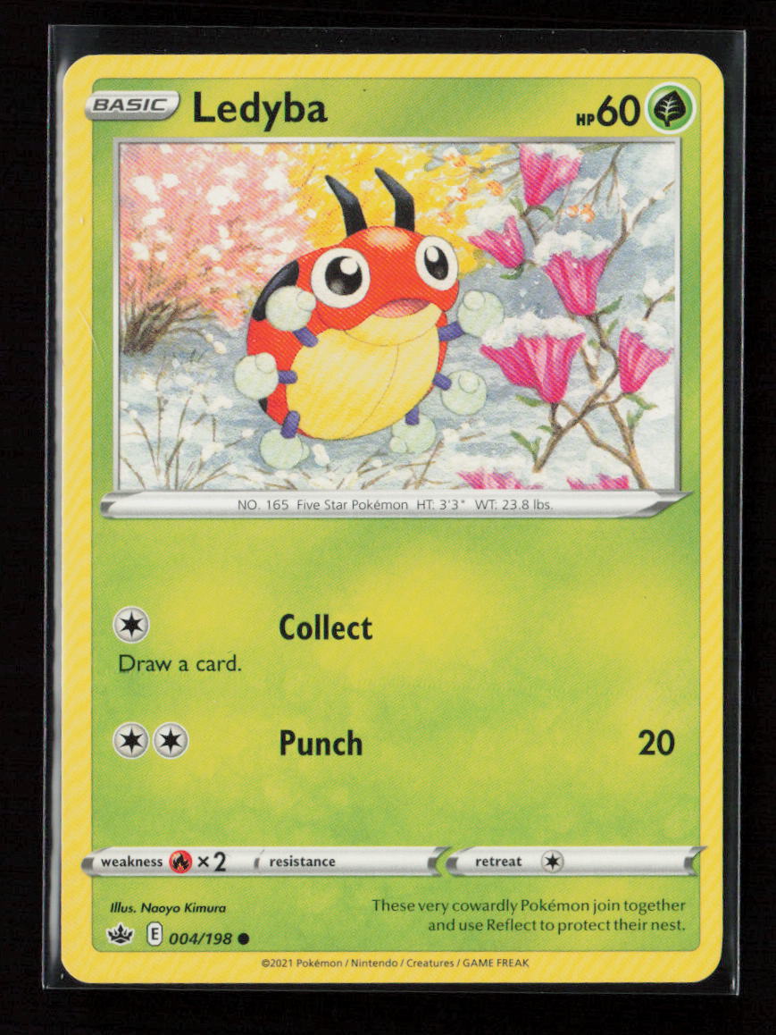 Ledyba Common SWSH06: Chilling Reign 004/198 LP