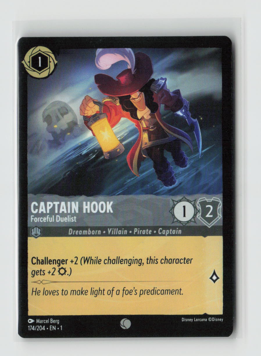 Captain Hook - Forceful Duelist Common The First Chapter 174/204 NM